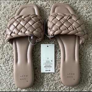 A new day braided sandal
